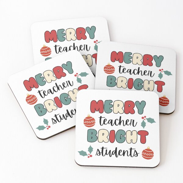 Item preview, Merry Teacher Bright Students designed and sold by CreateEducate.