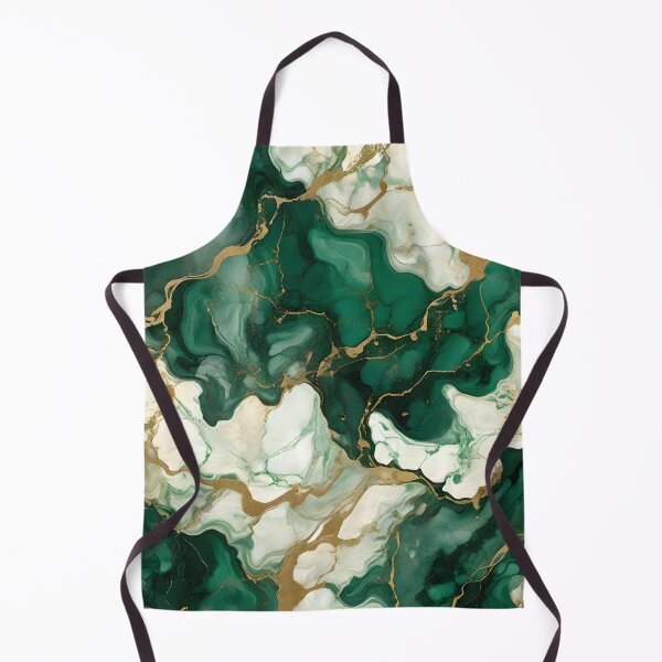 Item preview, Emerald Green Marbling With Light Earths designed and sold by Ciervo Primavera.