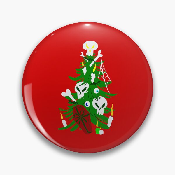 Item preview, ugly christmas tree skull coffin designed and sold by Gossip Rag.