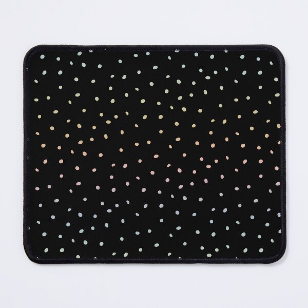 Item preview, Whimsy Dots Polka Dot Pattern - Coal + Rainbow Sorbet designed and sold by Irene Estelle.
