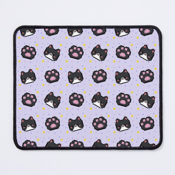 Item preview, Cute Cat Pixel Pattren In Purple designed and sold by iits-nt.