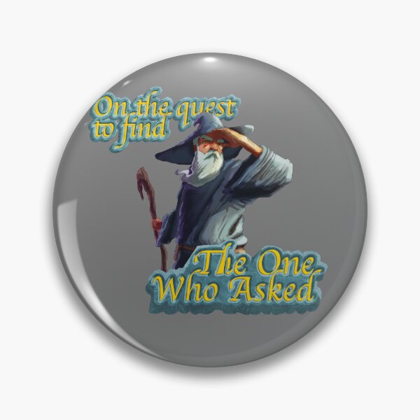Item preview, On the quest to find The One Who Asked designed and sold by iwearshorts.