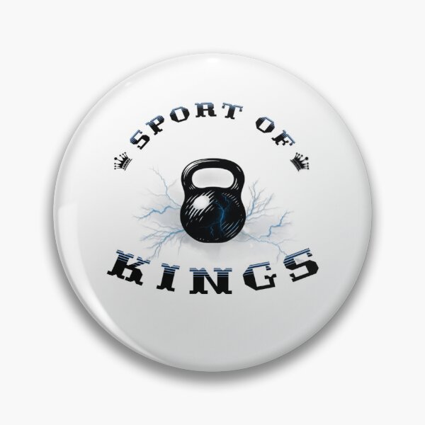 Item preview, Sport Of Kings Quote, Kettlebell Sketch designed and sold by DaLumaDesigns.