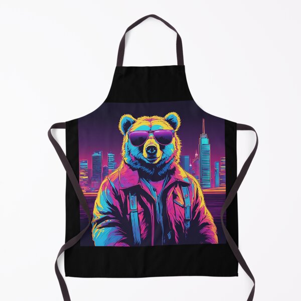 Aperçu de l'œuvre Stylisme de l'ours Grizzly créée et vendue par NicMacTees.