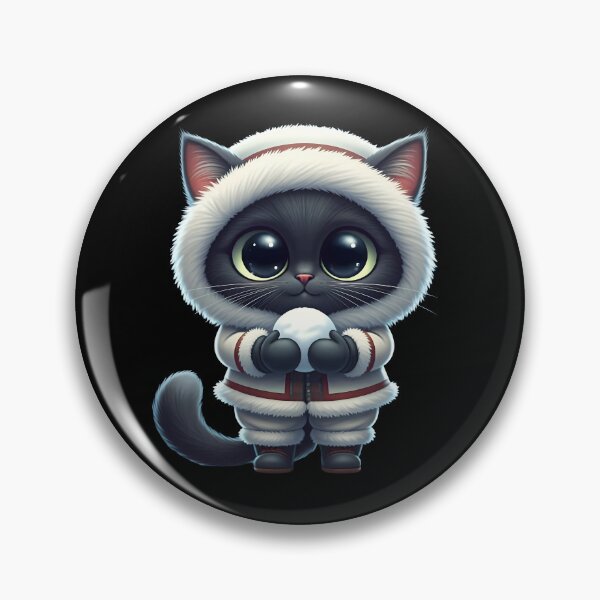 Item preview, Eskimo Kitten - Cozy Winter Vibes with an Adorable Touch! designed and sold by Blissful-Days.