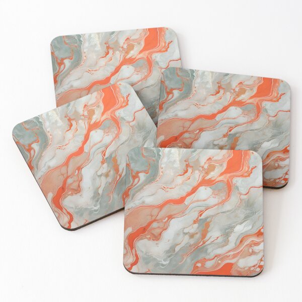 Item preview, Coral Marble Texture With Light Earths designed and sold by Ciervo Primavera.