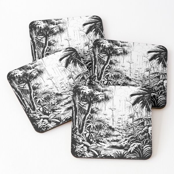 Item preview, Amazon Jungle Rainforest Tropical Wilderness Scene designed and sold by inkoutninja.