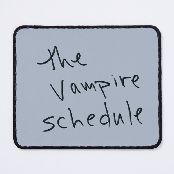 Item preview, The Vampire Schedule designed and sold by abeink.