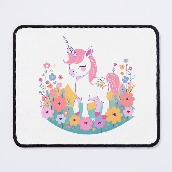 Item preview, Cute baby unicorn with flowers designed and sold by Epic TV USA.