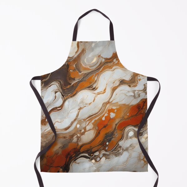 Item preview, Abstract Marbled Light and Copper Earths designed and sold by Ciervo Primavera.