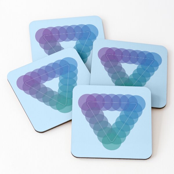 Item preview, Prism Pyramid Blue designed and sold by curtjankadesign.