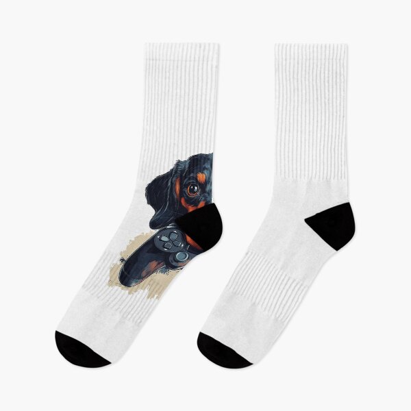 Item preview, Cute Dog Dachshund Wiener Puppy Gamer Life designed and sold by imbakrastavac.