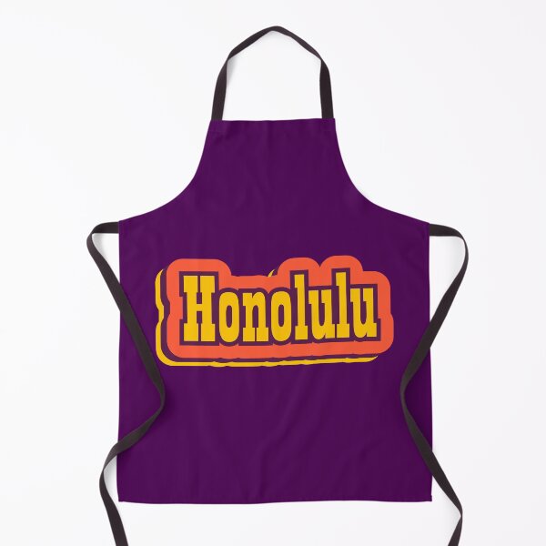 Item preview, Honolulu, Hawaii Retro Typography designed and sold by ArtNoveltee.