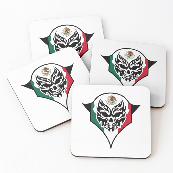 Item preview, Skull flag of Mexico designed and sold by Shahan Keuork.