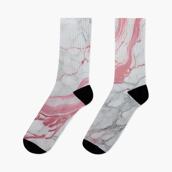 Item preview, Abstract White Marble With Pink designed and sold by Ciervo Primavera.