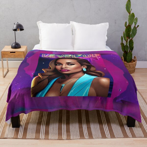 Item preview, Fabulous Woman Glamorous Pink Neon Retro Level Up designed and sold by Melan Designs.