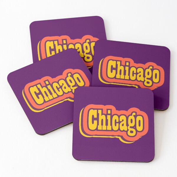 Item preview, Chicago, Illinois Retro Typography designed and sold by ArtNoveltee.
