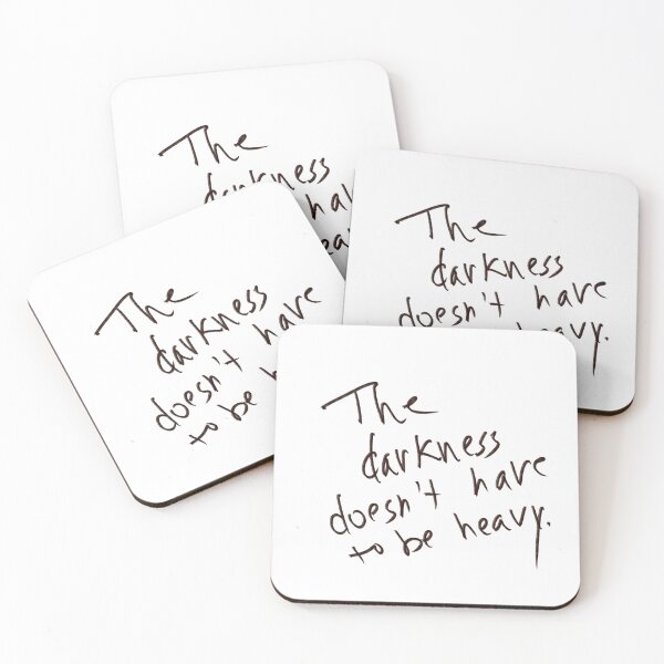 Item preview, The Darkness Doesn’t have to be Heavy  designed and sold by abeink.