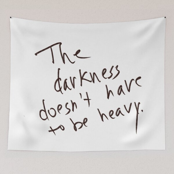 Item preview, The Darkness Doesn’t have to be Heavy  designed and sold by abeink.