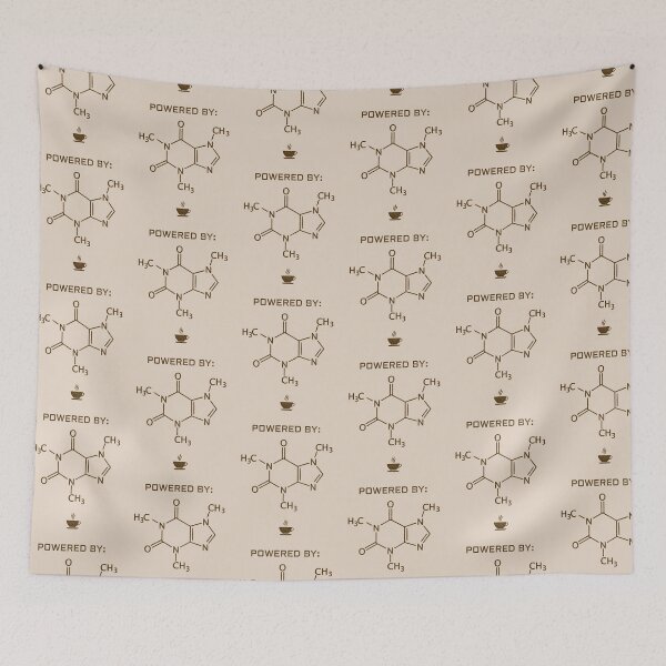 Item preview, Powered By Caffeine Molecule (Coffee) designed and sold by siggyspatsky.