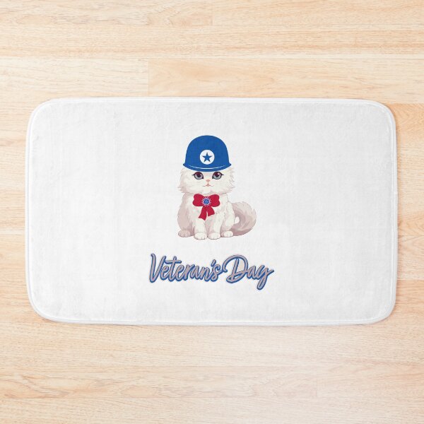 Item preview, CUTE CAT CELEBRATING THE VETERAN'S DAY ! designed and sold by Abdelillah10.
