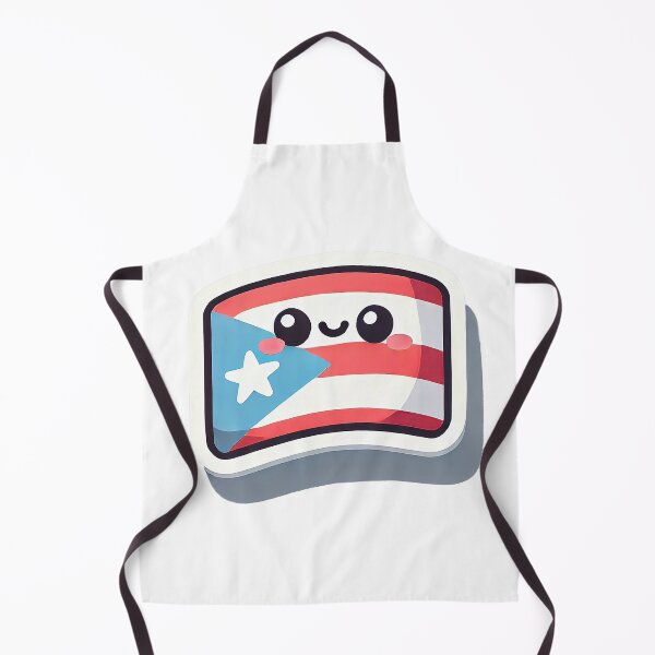 Item preview, Adorable Puerto Rico Flag Art - Cute Island Style, Puerto Rico Pride designed and sold by Kai Wen Designs.