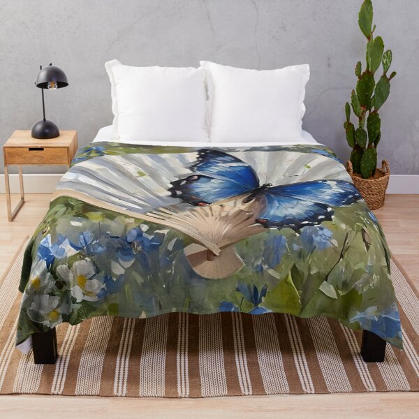 Item preview, The Fan and the Blue Butterfly designed and sold by Ciervo Primavera.