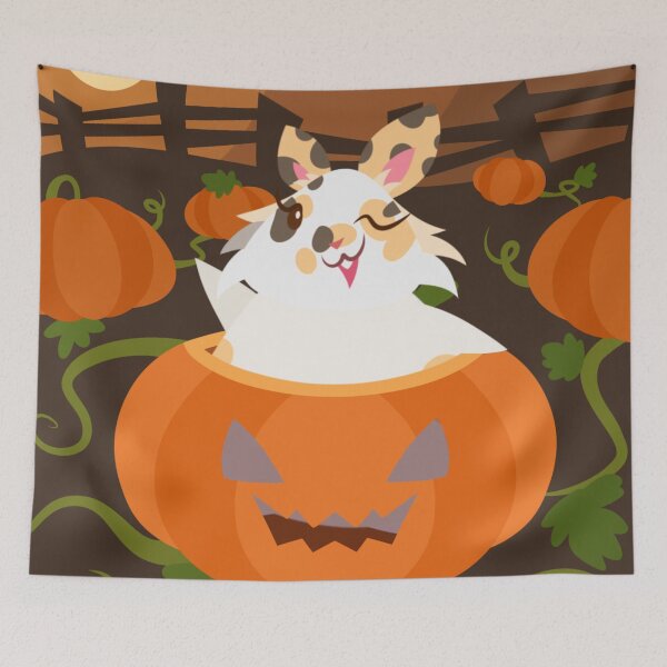 Item preview, Cookie the Bunny: Pumpkin Paws designed and sold by Kyna Arts.