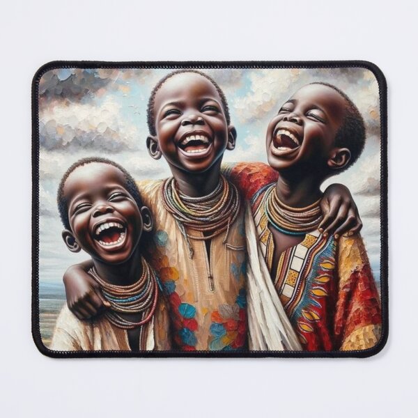 Item preview, Laughing children artwork, Painting designed and sold by Slickskillz11.