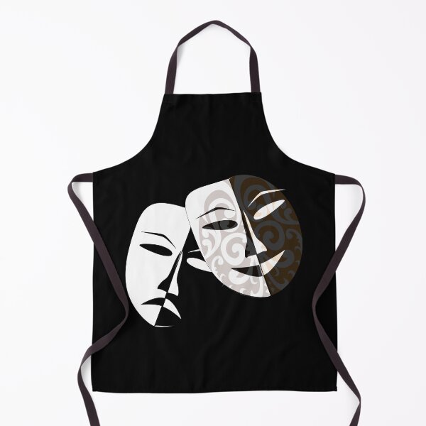 Item preview, Theatric Mask Maori Koru Pattern designed and sold by ImageWearz.