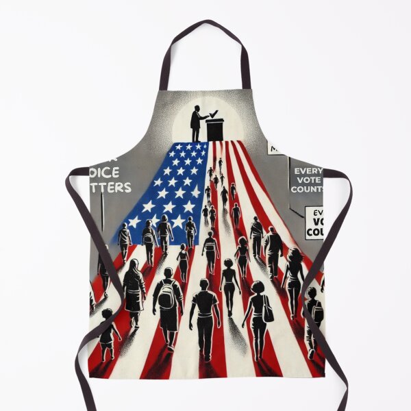 Item preview, Path to the Polls on the American Flag designed and sold by Blink Art Studio.