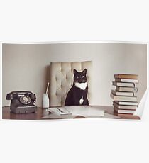Firmenkatze Poster