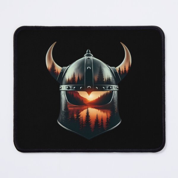 Item preview, Viking Helmet With Sunset designed and sold by BAKD.