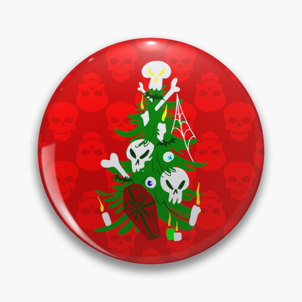 Item preview, ugly christmas tree skull casket  designed and sold by Gossip Rag.