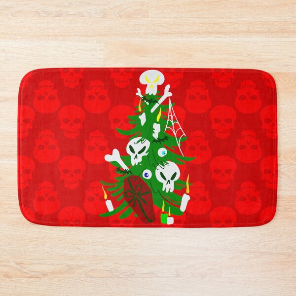 Item preview, ugly christmas tree skull casket  designed and sold by Gossip Rag.