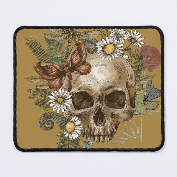 Item preview, Skull Growing Flower Graphic designed and sold by 502Templates.