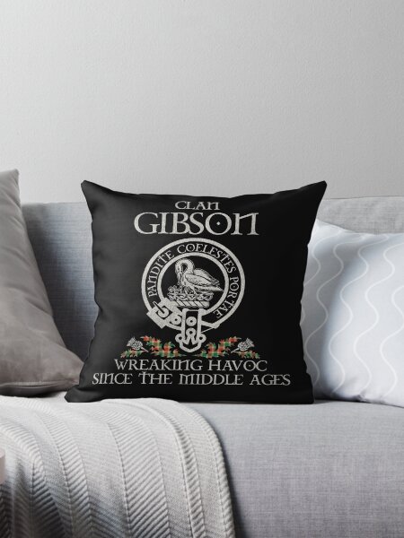 Item preview, Clan Gibson crest Scottish surname tartan Thistle vintage designed and sold by Clan1093.