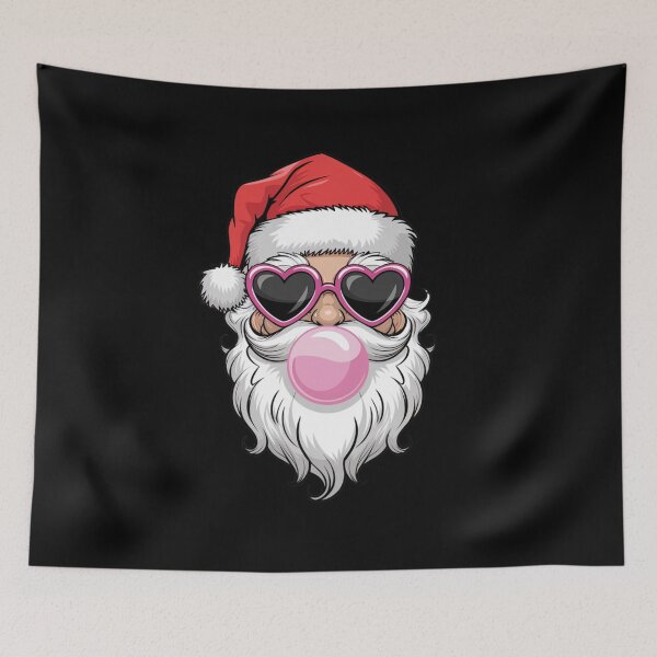 Item preview, Christmas Funny Retro Santa Blowing Bubble Noel designed and sold by Merchrise.
