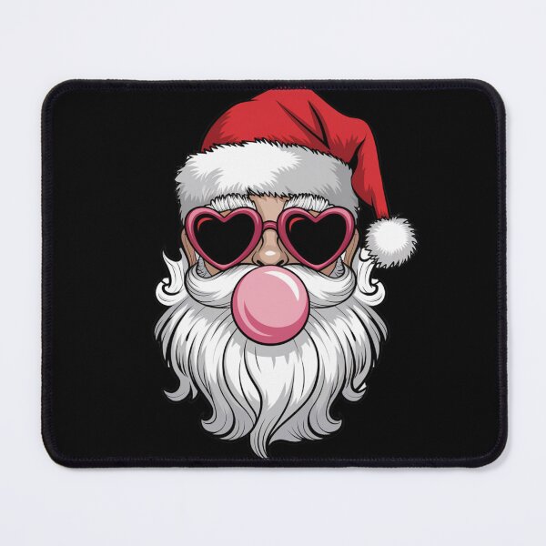 Item preview, Christmas Funny Retro Santa Blowing Bubble Noel designed and sold by Merchrise.