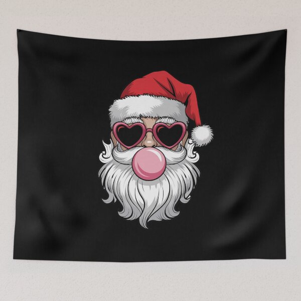 Item preview, Christmas Funny Retro Santa Blowing Bubble Noel designed and sold by Merchrise.