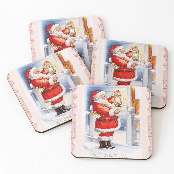 Item preview, Vintage Santa christmas card cute Santa card Christmas greeting card  designed and sold by LaundrySalt.