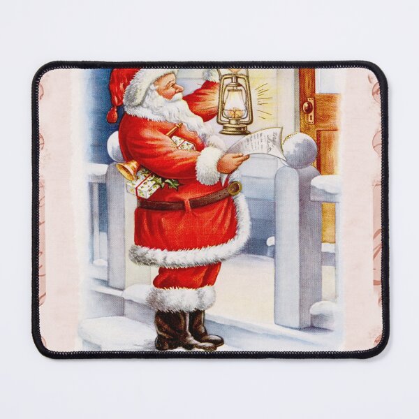 Item preview, Vintage Santa christmas card cute Santa card Christmas greeting card  designed and sold by LaundrySalt.