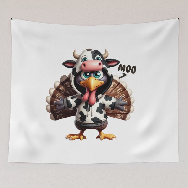 Item preview, Turkey Moo Funny Thanksgiving  designed and sold by Merchrise.