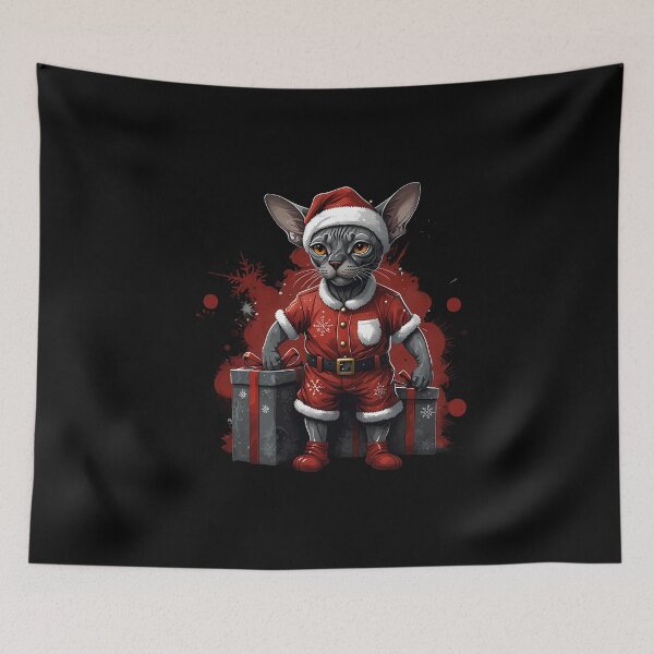 Item preview, Sphynx cat Christmas gifts designed and sold by Furrifico.