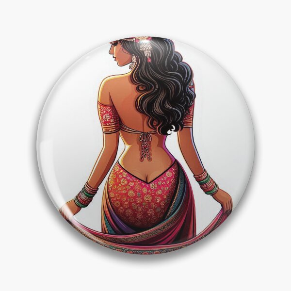 Item preview, Beautiful Indian Woman in Lehenga sari designed and sold by parag2k.