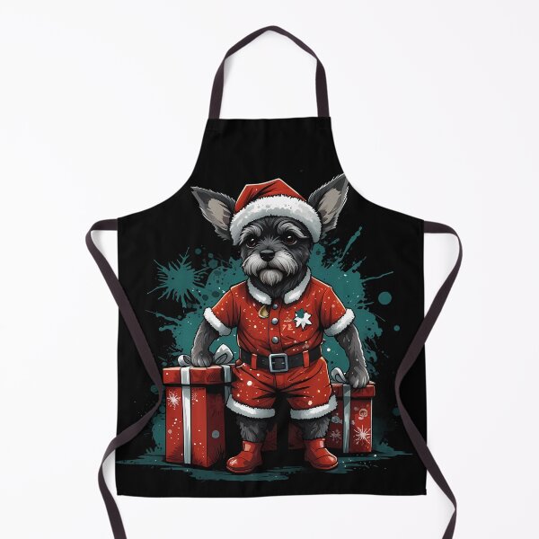 Item preview, Schnauzer dog Christmas gifts designed and sold by Furrifico.