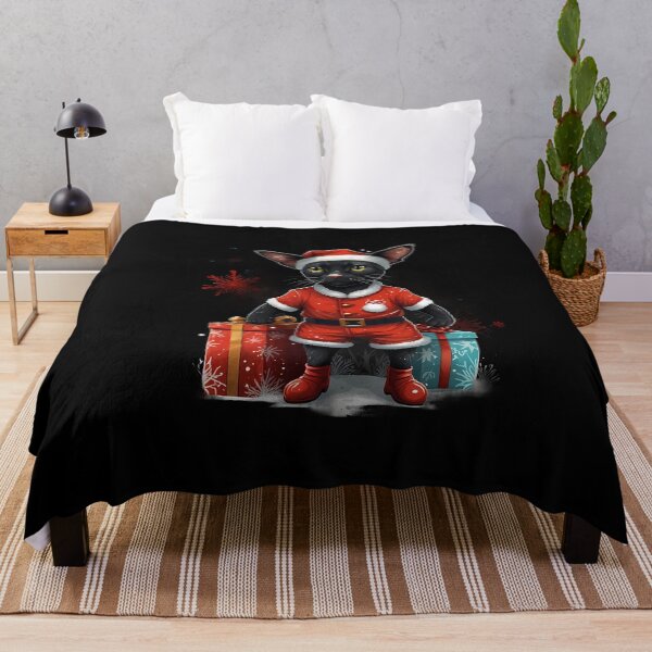 Item preview, Black Bombay cat Christmas gifts designed and sold by Furrifico.