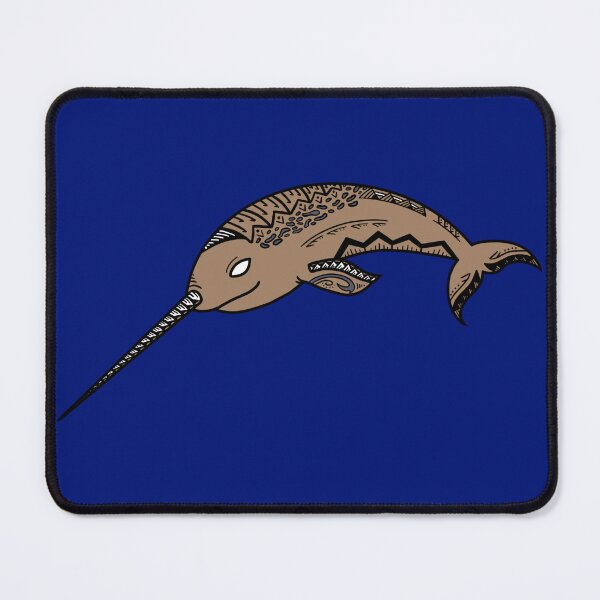 Item preview, Tribal Light Brown Narwhal designed and sold by Steeb757.