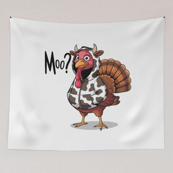 Item preview, Turkey Moo Funny Thanksgiving  designed and sold by Merchrise.