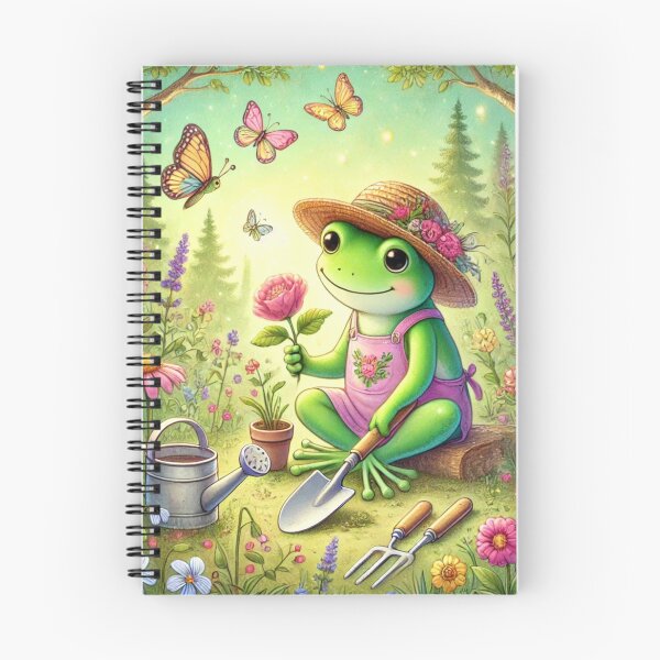 Item preview, Whimsical Frog Working In the Garden designed and sold by lduke47.